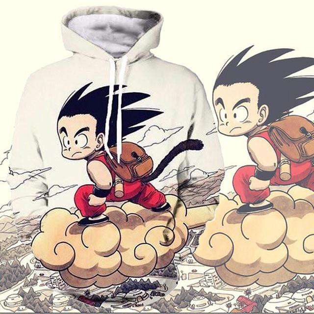 Dragon Ball Z Kid Goku 3D All Over Print Hoodie, Zip Hoodie