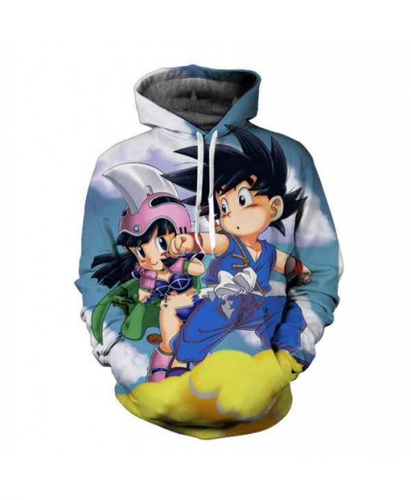 Dragon Ball Z S Cute Goku Chichi Dragon Hero S 3D All Over Print Hoodie, Zip Hoodie