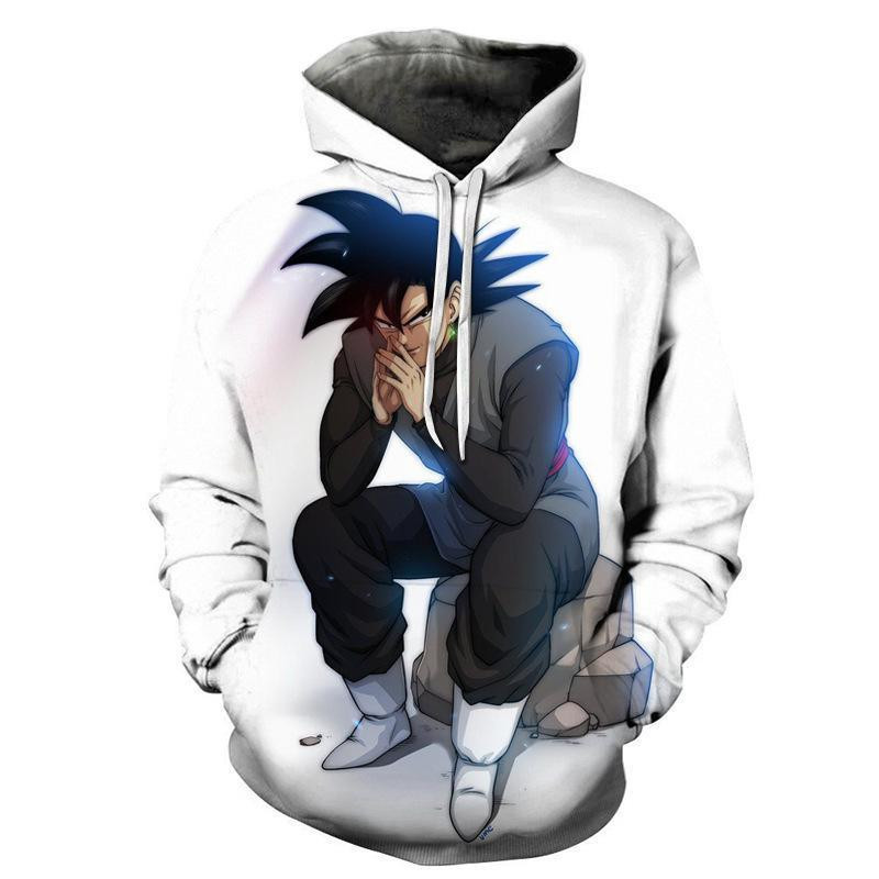Dragon Ball Z Sitting Goku 3D All Over Print Hoodie, Zip Hoodie