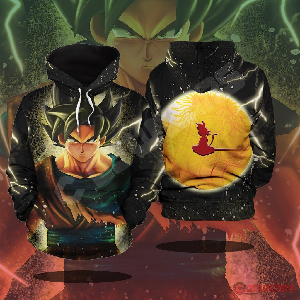 Dragon Ball Z ' Son Goku Classic 3D All Over Print Hoodie, Zip Hoodie