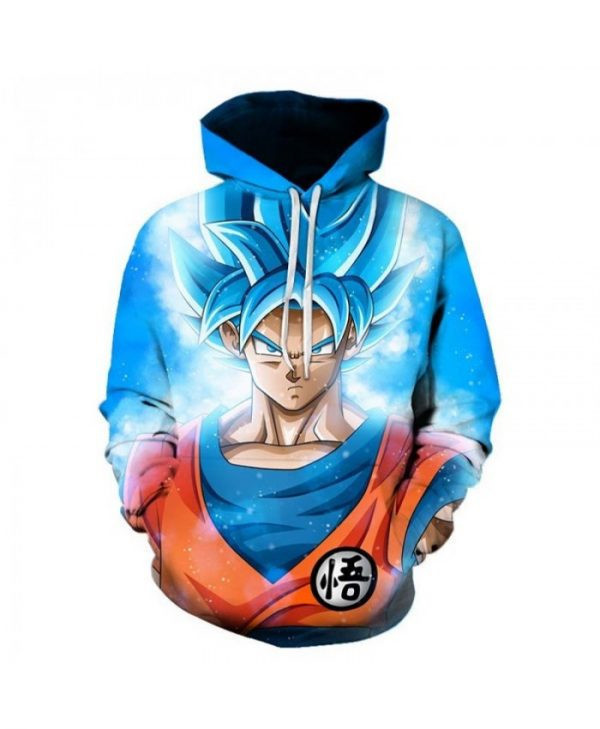 Dragon Ball Z Sportr Super Saiyan Son Goku Vegeta Gohan Outfit 3D All Over Print Hoodie, Zip Hoodie