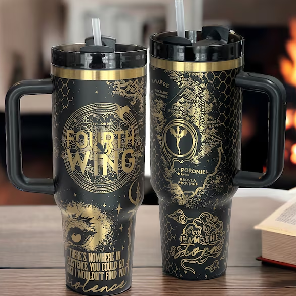 Dragon Fantasy Fourth Wing Custom Stanley Cup 40 oz 30 oz Tumbler With HandleTVC2301773