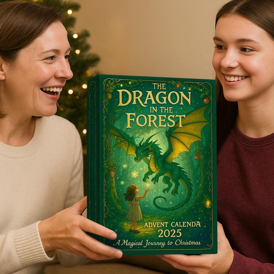 Dragon Forest Advent Calendar 2025, 24 Day Dragon Figurines: Vintage Christmas Ornament Countdown - Image 5