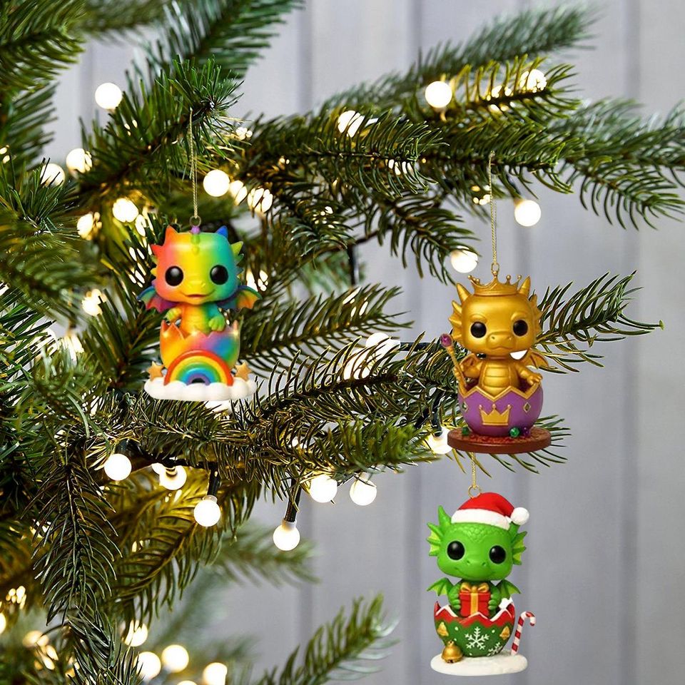 Dragon Forest Advent Calendar 2025, 24 Day Dragon Figurines: Vintage Christmas Ornament Countdown - Image 6