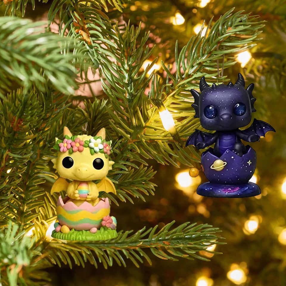 Dragon Forest Advent Calendar 2025, 24 Day Dragon Figurines: Vintage Christmas Ornament Countdown - Image 7