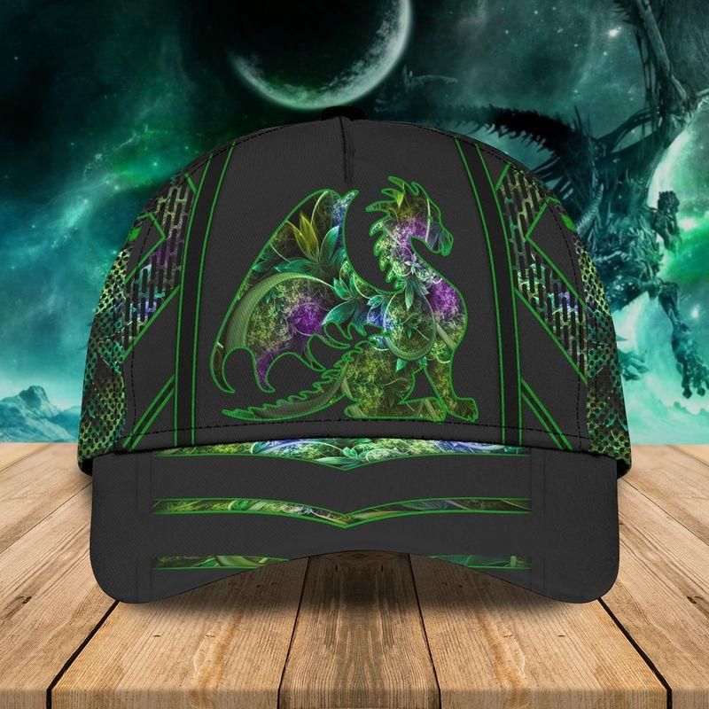Dragon Green Black Classic Cap Baseball Cap Trucker Hats Custom Hats Gifts For Men & Women