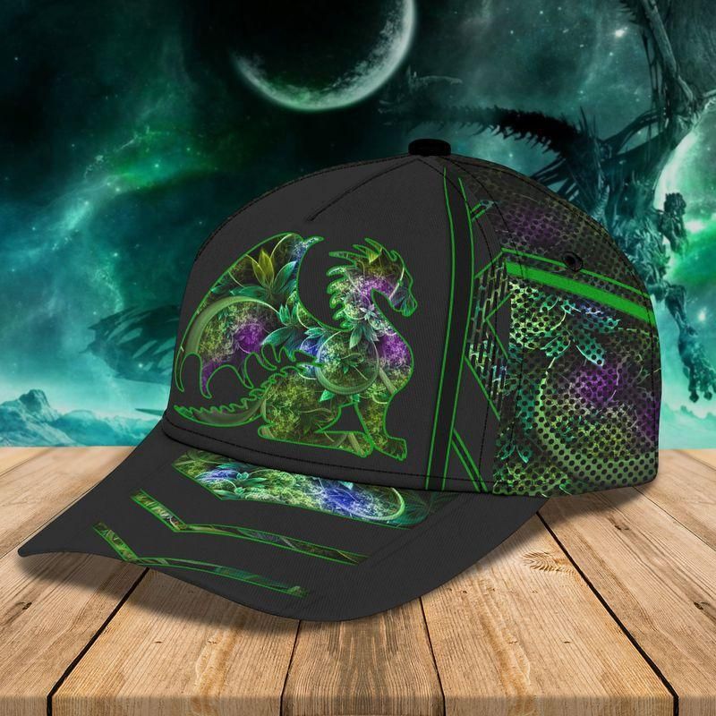Dragon Green Black Classic Cap Baseball Cap Trucker Hats Custom Hats Gifts For Men & Women