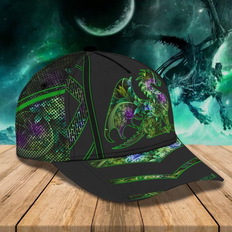 Dragon Green Black Classic Cap Baseball Cap Trucker Hats Custom Hats Gifts For Men & Women