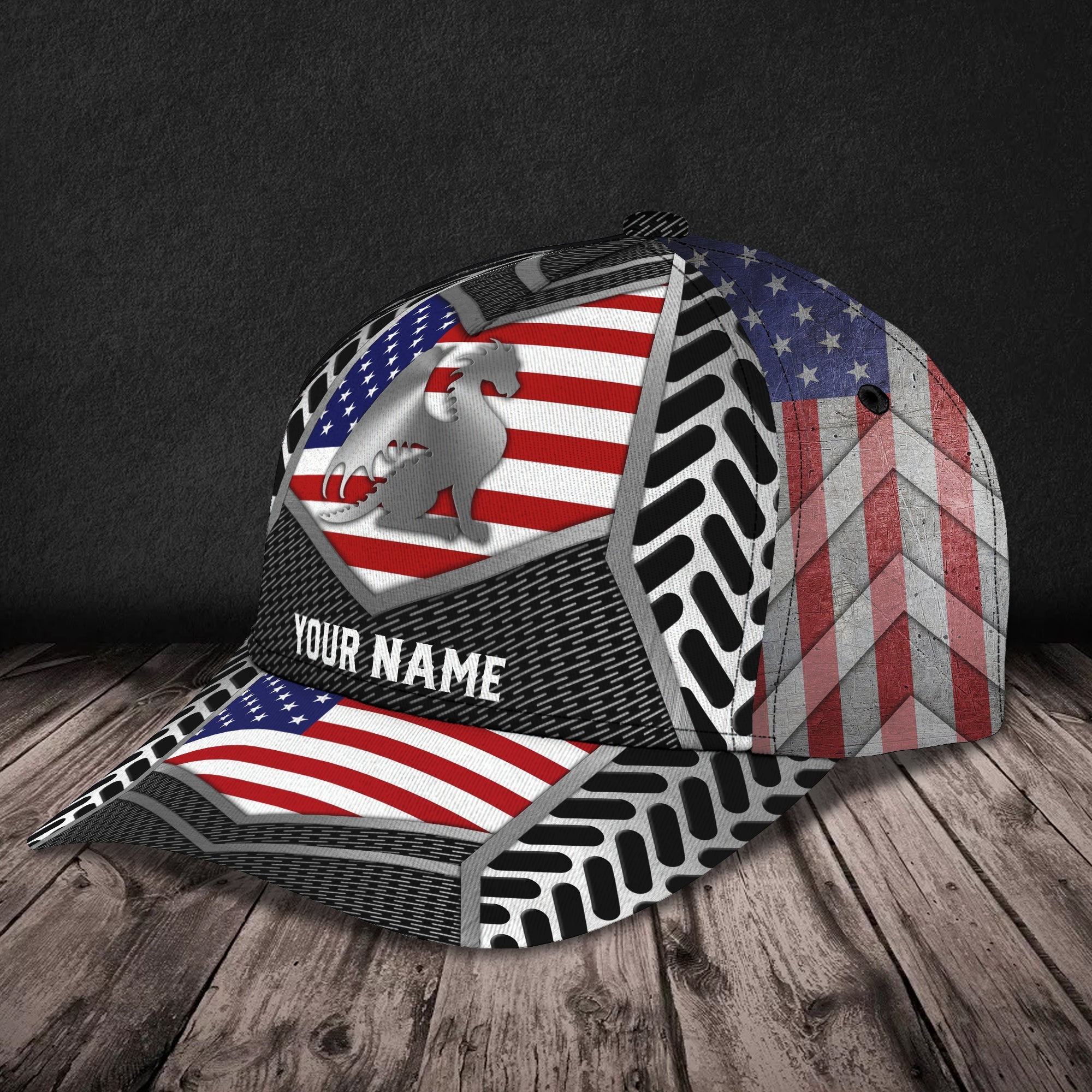 Dragon Personalized Name Cap - Custom Classic Cap, Personalized Gift Trucker Hats Custom Hats Gifts For Men & Women