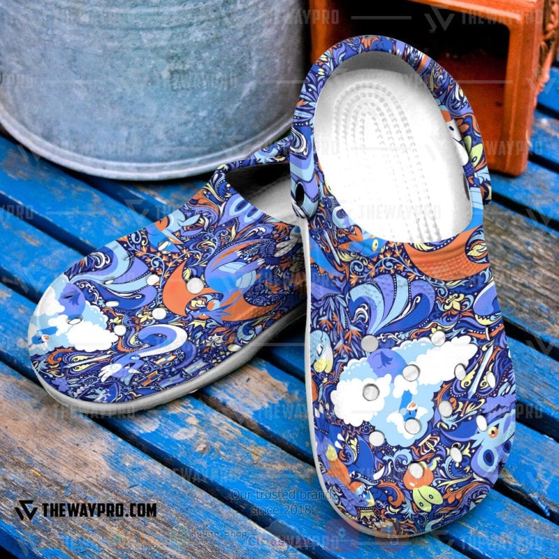 Dragon Pokemon Anime Crocs Crocband Clogs Shoes Comfortable For Men Women and Kids