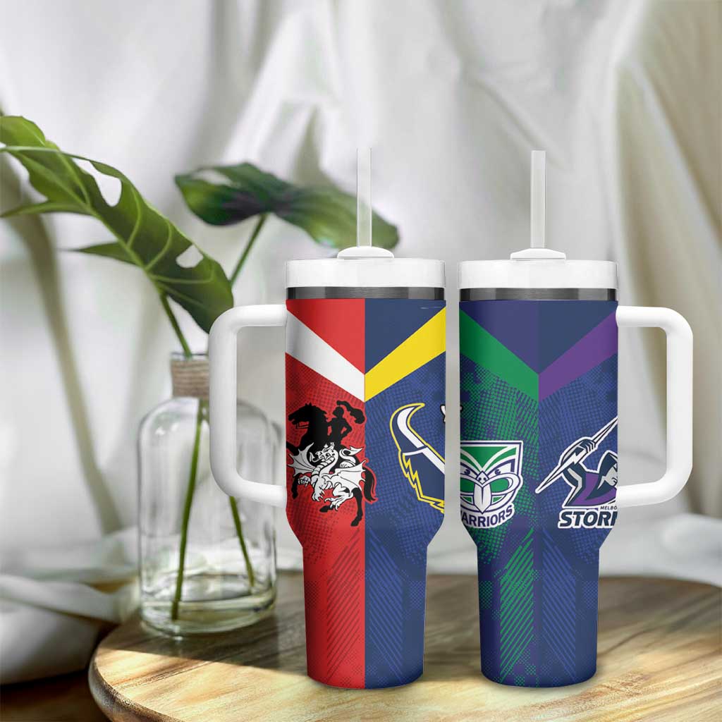 Dragons-Cowboys Combine Storm-Warriors Sport Style Version Custom Stanley Cup 40 oz 30 oz Tumbler With HandleTVC2301318 - Image 9
