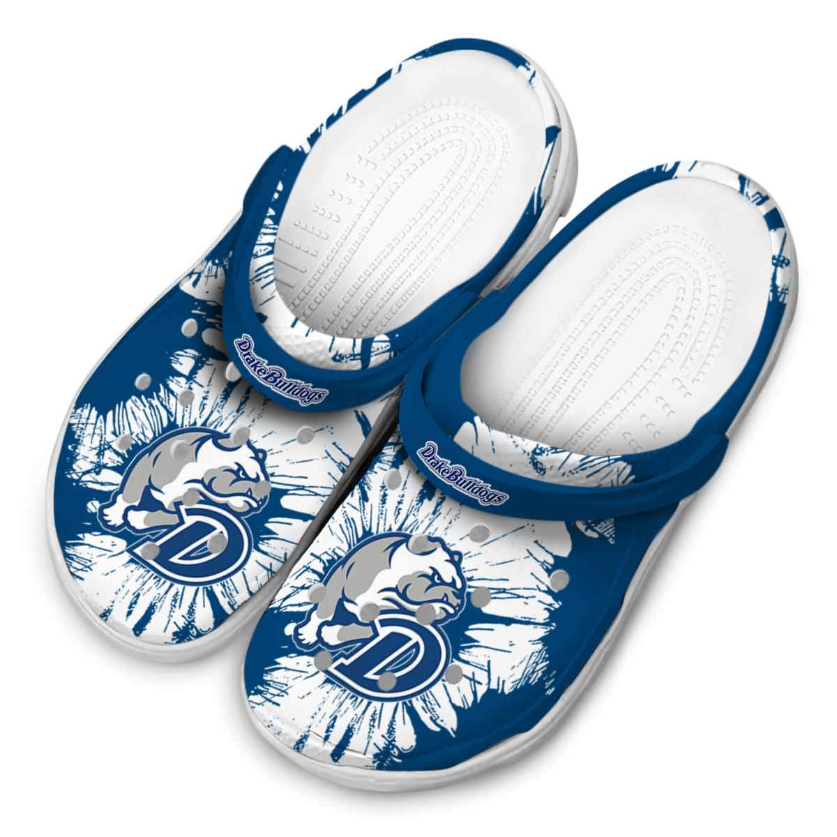 Drake Bulldogs NCAA Sport Crocs Crocband Clogs Shoes Comfortable For Men Women and Kids - Image 4