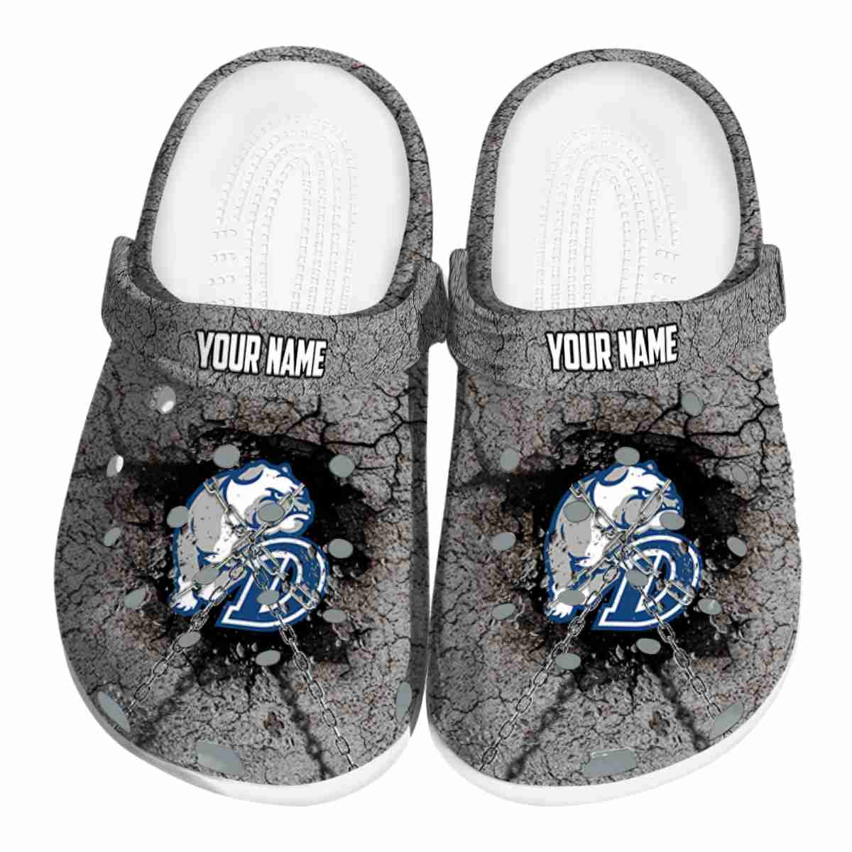 Drake Bulldogs NCAA Sport Crocs Crocband Clogs Shoes Comfortable For Men Women and Kids
