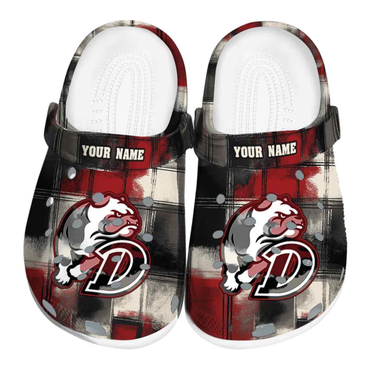Drake Bulldogs NCAA Sport Crocs Crocband Clogs Shoes Comfortable For Men Women and Kids