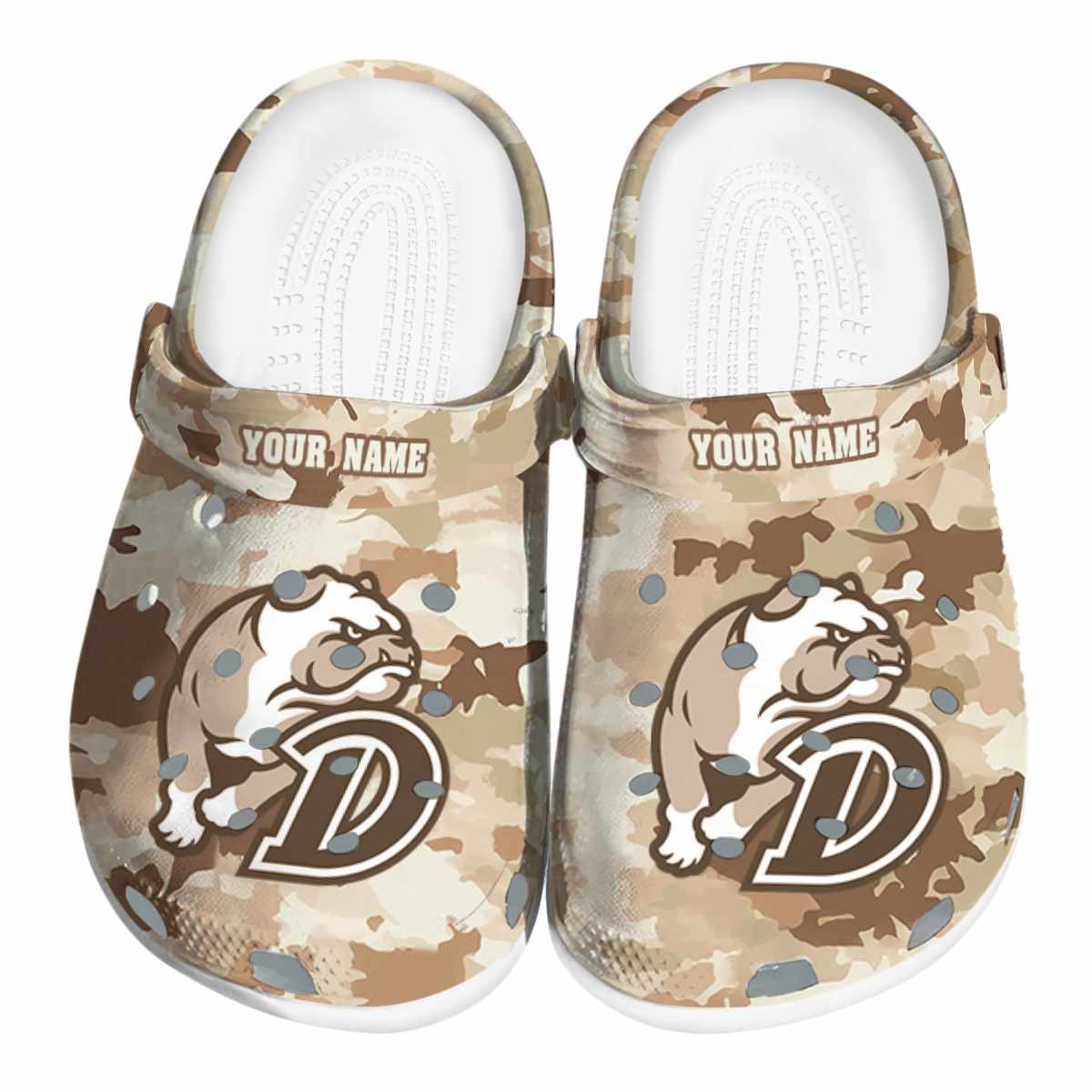 Drake Bulldogs NCAA Sport Crocs Crocband Clogs Shoes Comfortable For Men Women and Kids