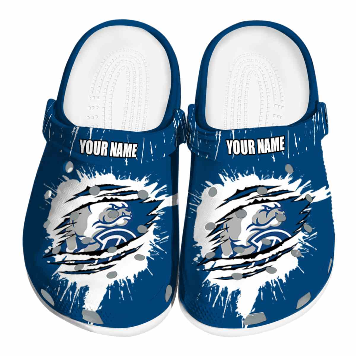 Drake Bulldogs NCAA Sport Crocs Crocband Clogs Shoes Comfortable For Men Women and Kids