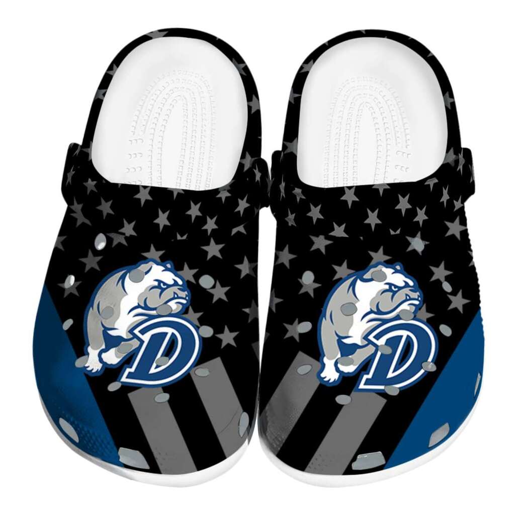 Drake Bulldogs Stellar Stripes Theme ClogTVC1801780