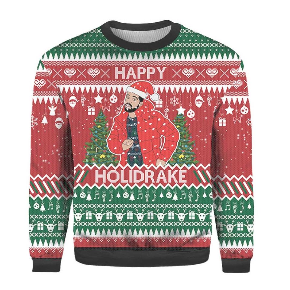 Drake Happy Holidrake Ugly Christmas Sweater