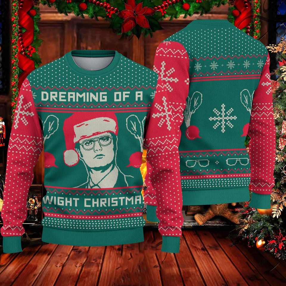 Dreaming Of A Dwight Christmas Ugly Sweater