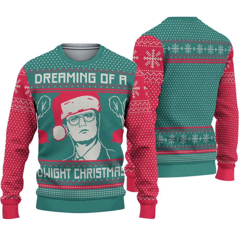 Dreaming Of A Dwight Christmas Ugly Sweater