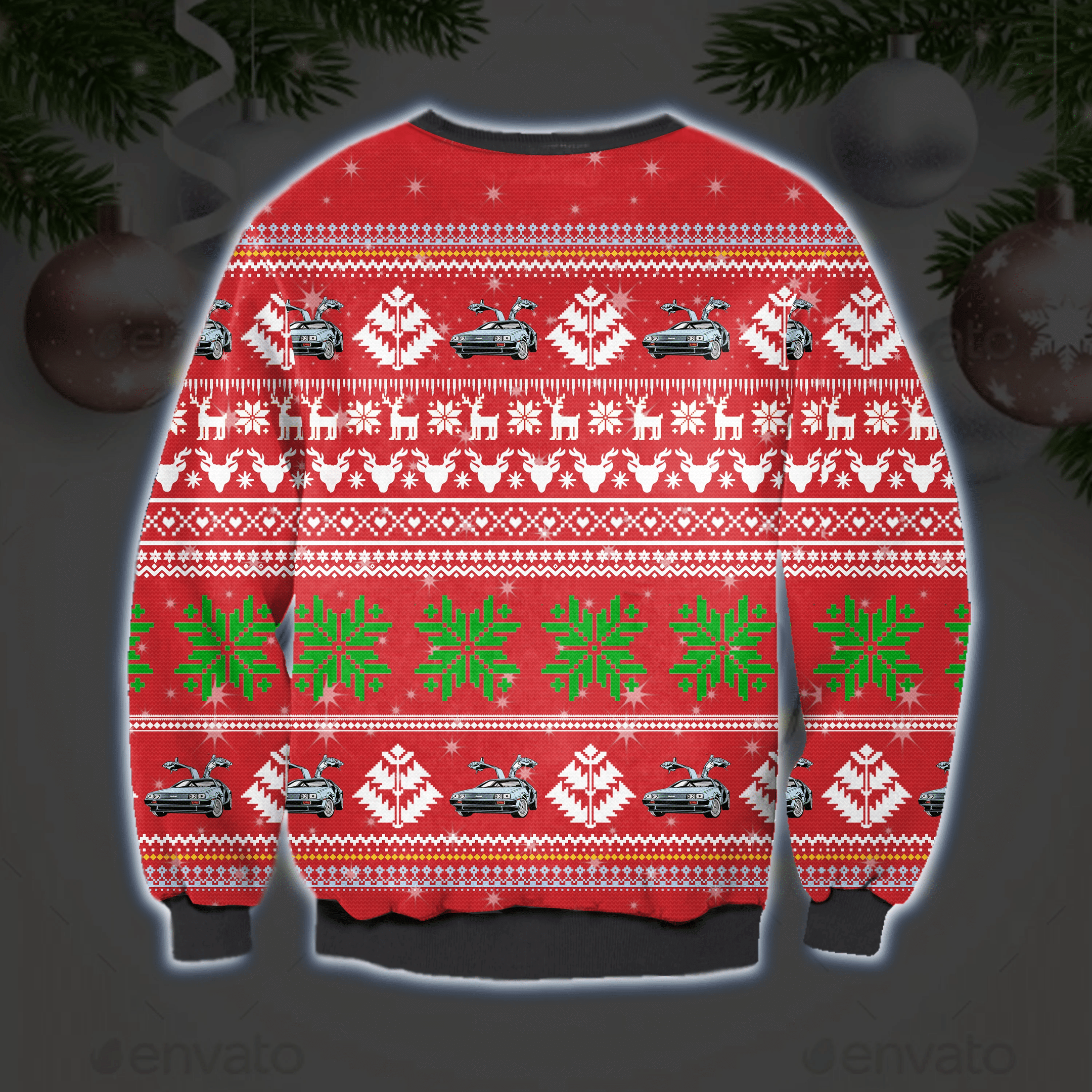 Driving Home For Christmas Ugly Christmas Sweater Adult 3D Funny Matching for family - Image 2