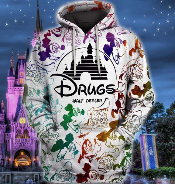 Drugs Walt Dealer Disney 3D All Over Print Hoodie, Zip Hoodie