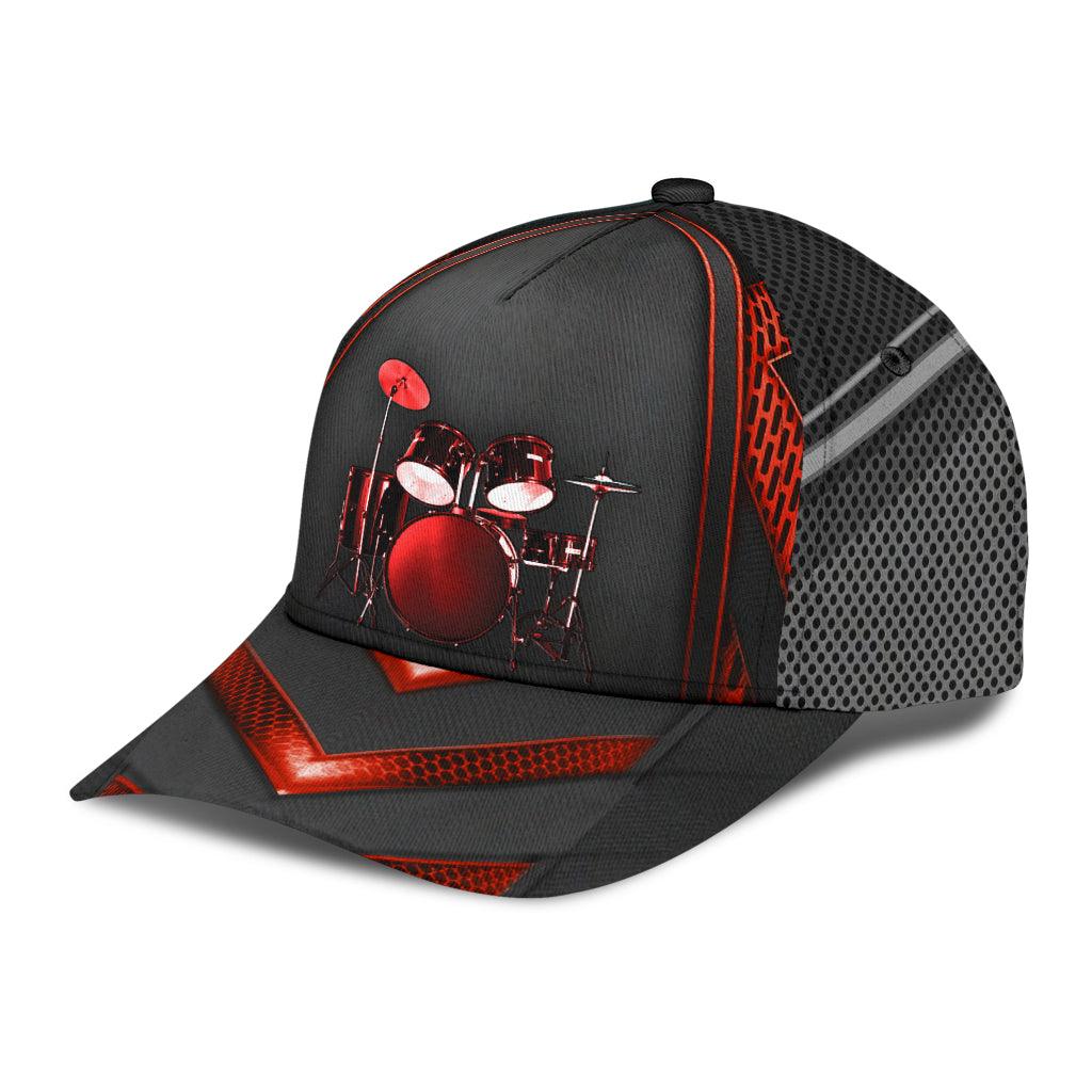 Drum Classic Cap, Gift for Music Lovers, Drum Lovers Trucker Hats Custom Hats Gifts For Men & Women