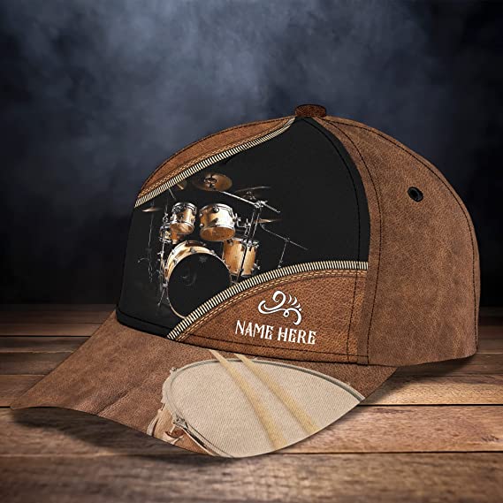 Drum Print Hat for Who Love Music Mens WoMen's 3D classic cap Trucker Hats Custom Hats Gifts For Men & Women