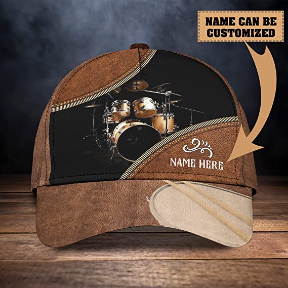 Drum Print Hat for Who Love Music Mens WoMen's 3D classic cap Trucker Hats Custom Hats Gifts For Men & Women