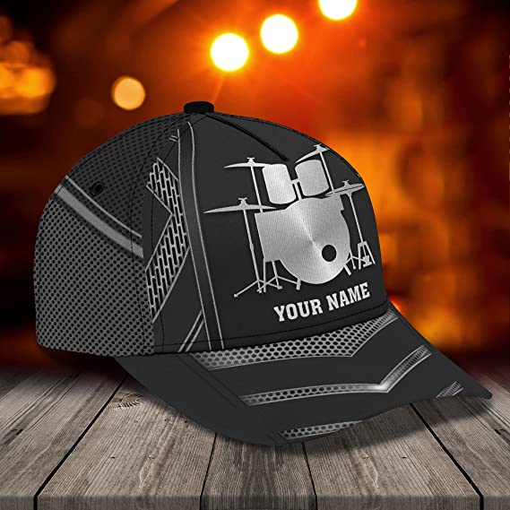 Drum Printed Hat for Music Lovers Mens WoMen's 3D classic cap Trucker Hats Custom Hats Gifts For Men & Women