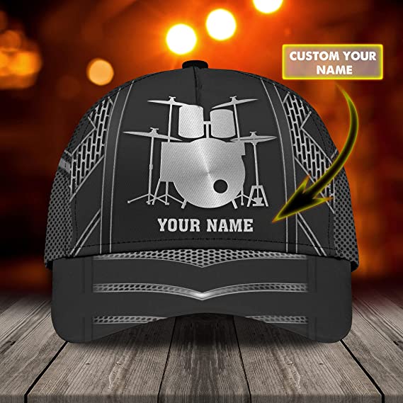 Drum Printed Hat for Music Lovers Mens WoMen's 3D classic cap Trucker Hats Custom Hats Gifts For Men & Women