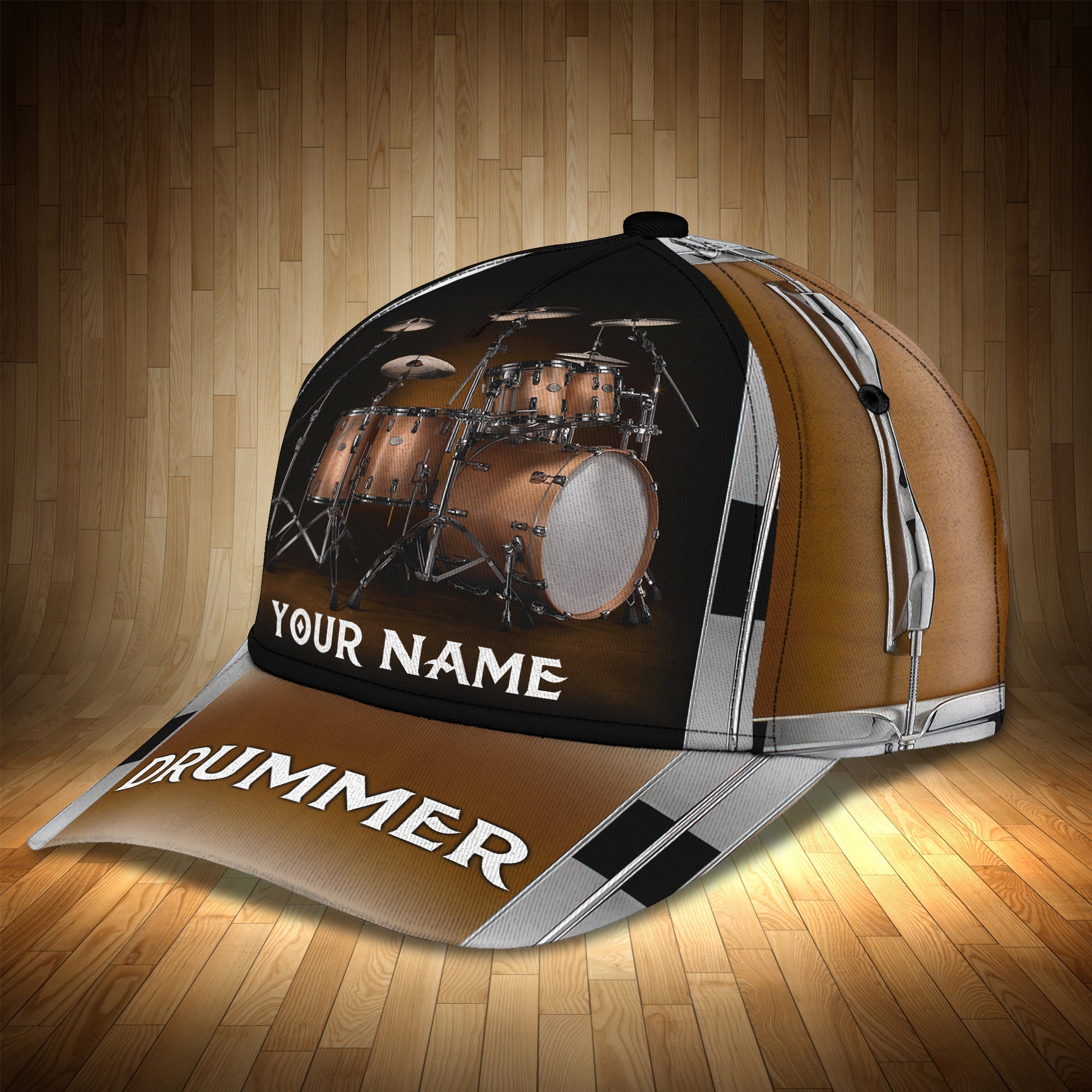 Drummer Classic Cap - Customizable And Personalized Trucker Hats Custom Hats Gifts For Men & Women