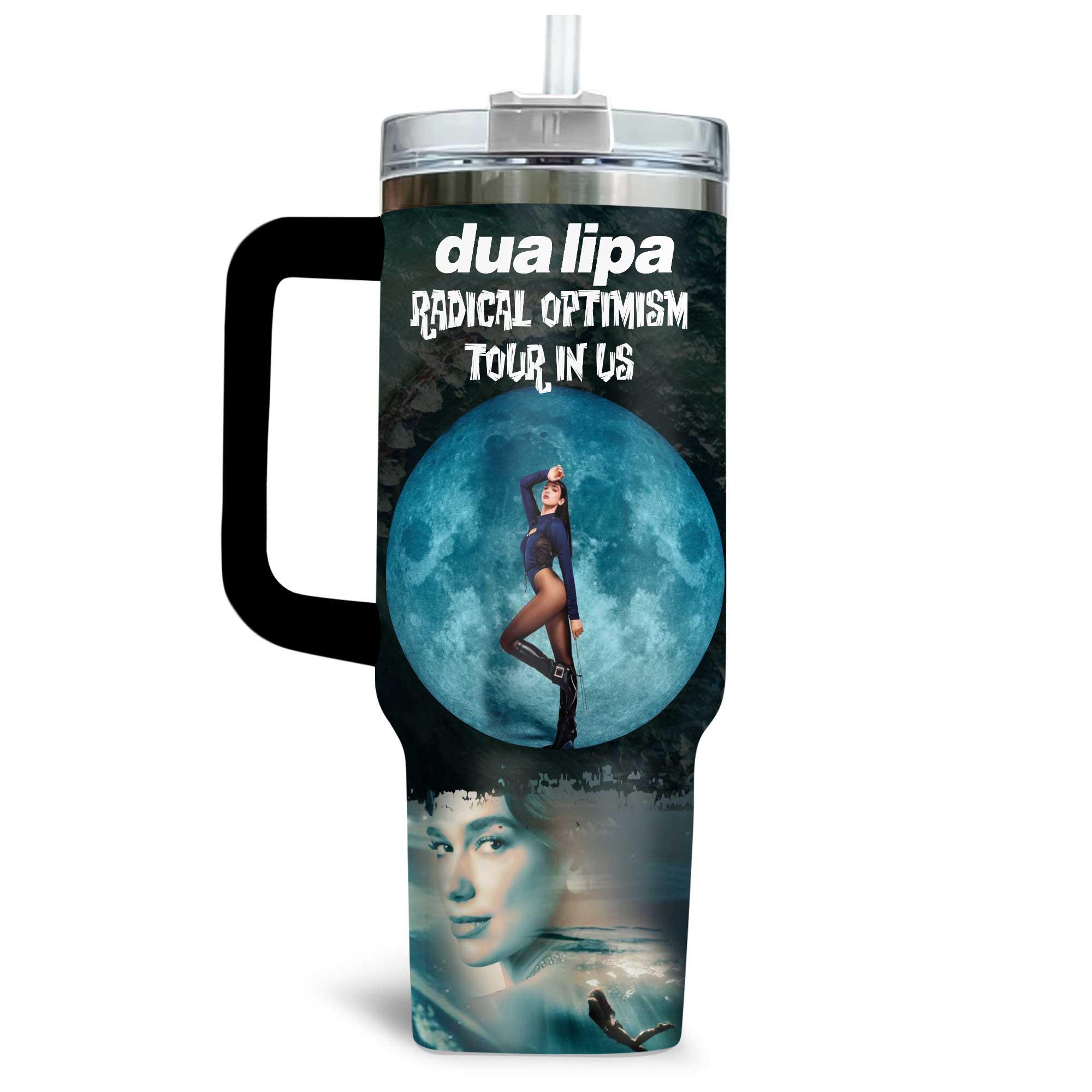 Dua Lipa Music Custom Stanley Cup 40 oz 30 oz Tumbler With HandleTVC230192 - Image 3