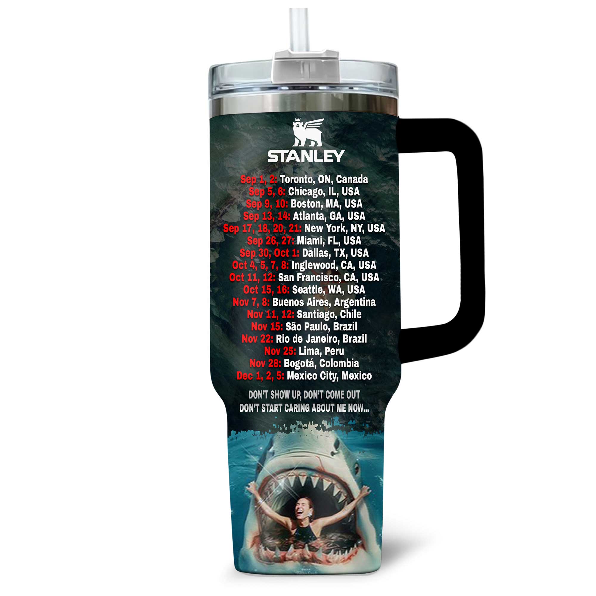 Dua Lipa Music Custom Stanley Cup 40 oz 30 oz Tumbler With HandleTVC230192 - Image 2