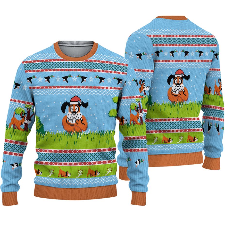 Duck Hunt Christmas Ugly Sweater
