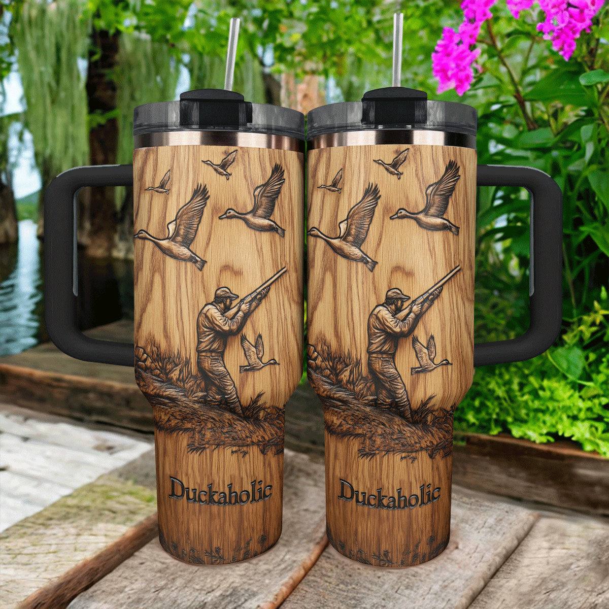 Duck Hunting Custom Stanley Cup 40 oz 30 oz Tumbler With HandleTVC2301292 - Image 4