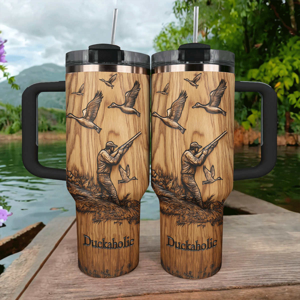 Duck Hunting Custom Stanley Cup 40 oz 30 oz Tumbler With HandleTVC2301292 - Image 3