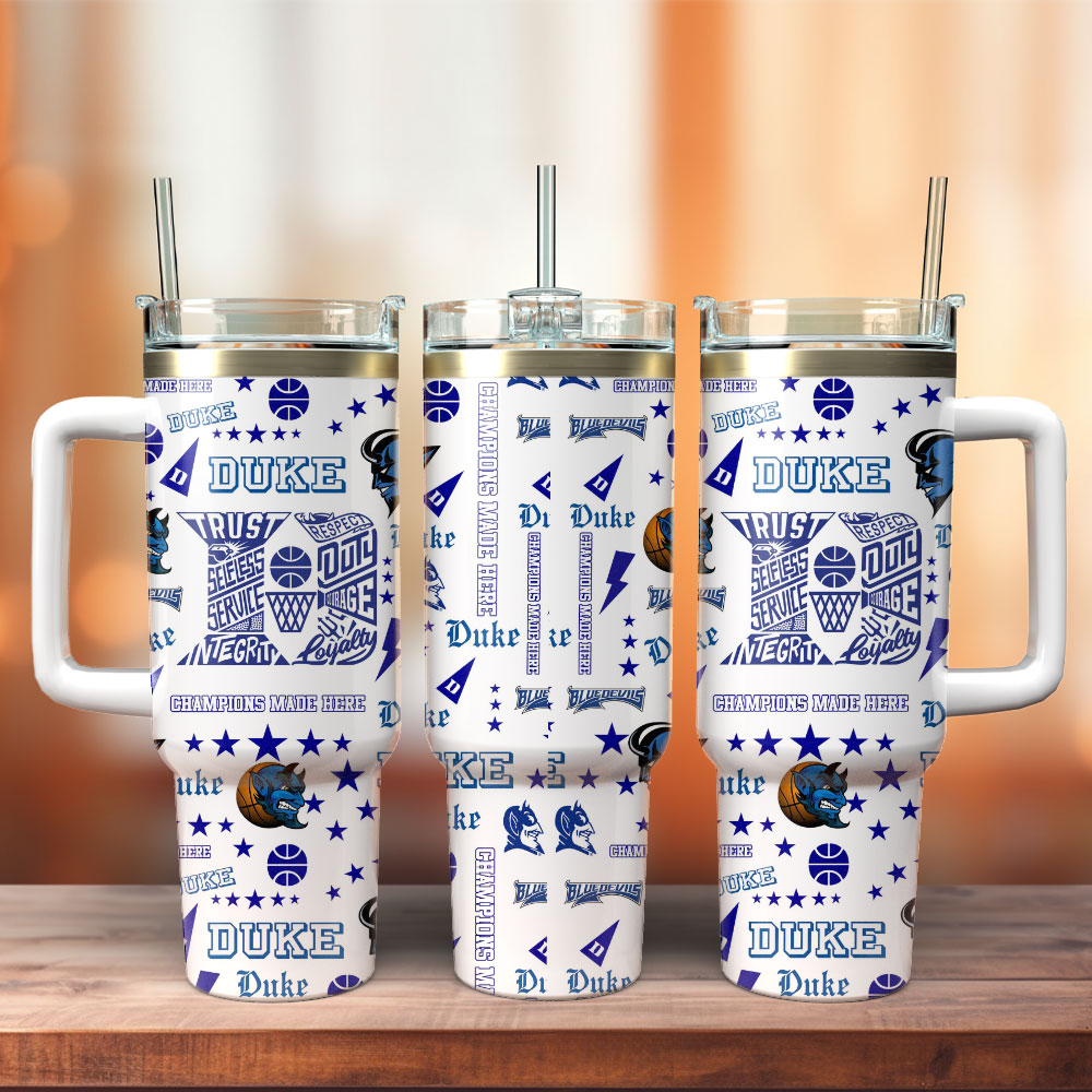 Duke Blue Devils Basketball NCAA Sport Custom Stanley Cup 40 oz 30 oz Tumbler With HandleTVC2301340