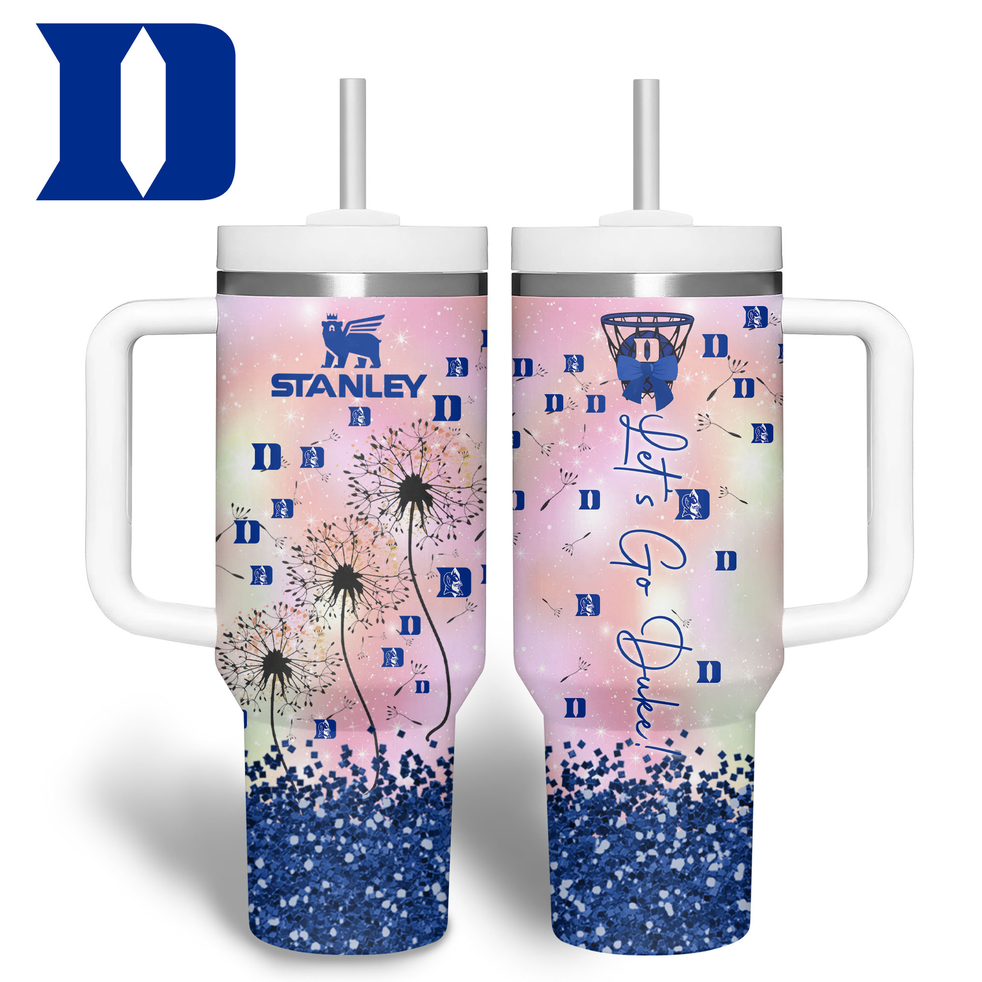Duke Blue Devils NCAA Sports Custom Stanley Cup 40 oz 30 oz Tumbler With HandleTVC2301342