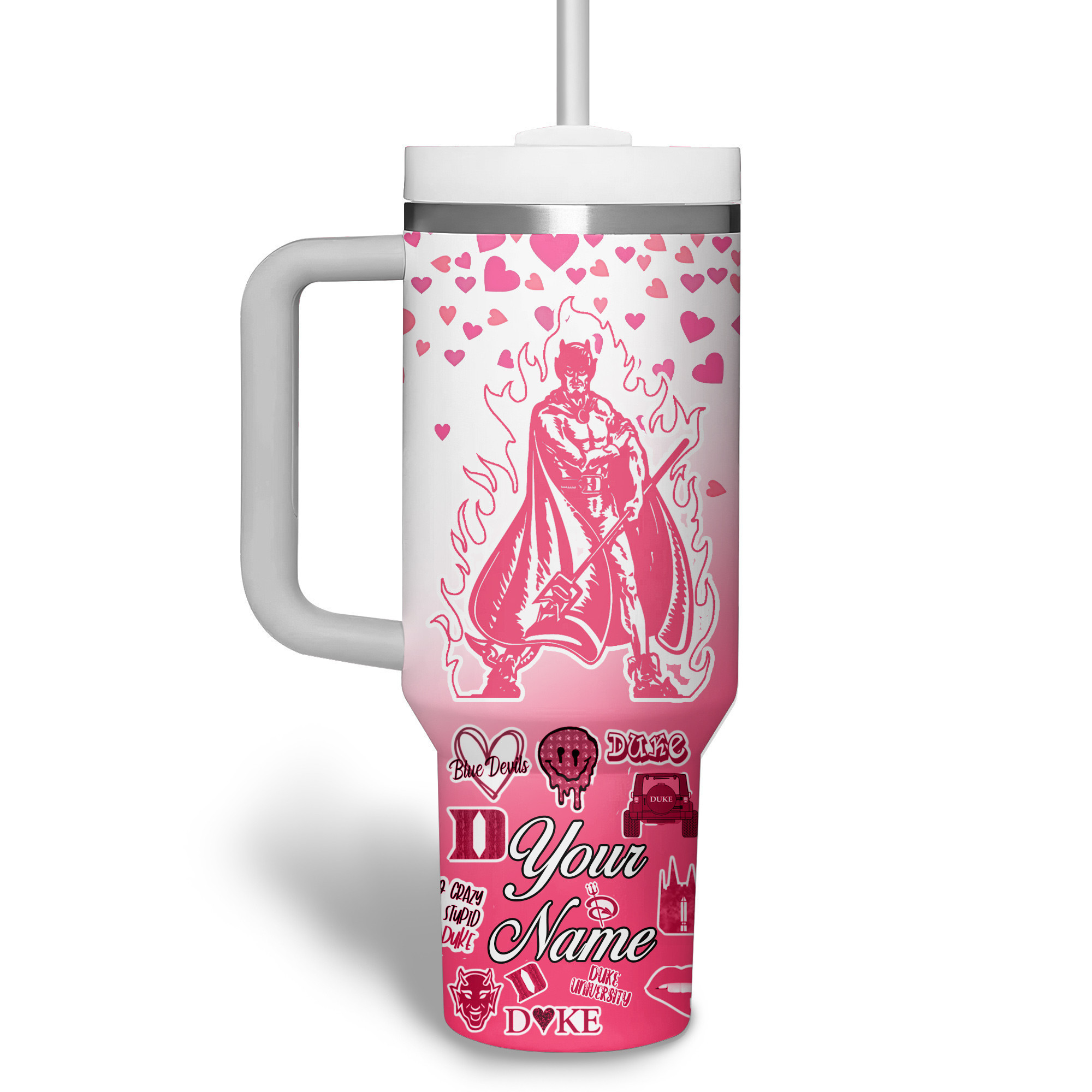 Duke Blue Devils NCAA Sports Custom Stanley Cup 40 oz 30 oz Tumbler With HandleTVC2301343 - Image 2