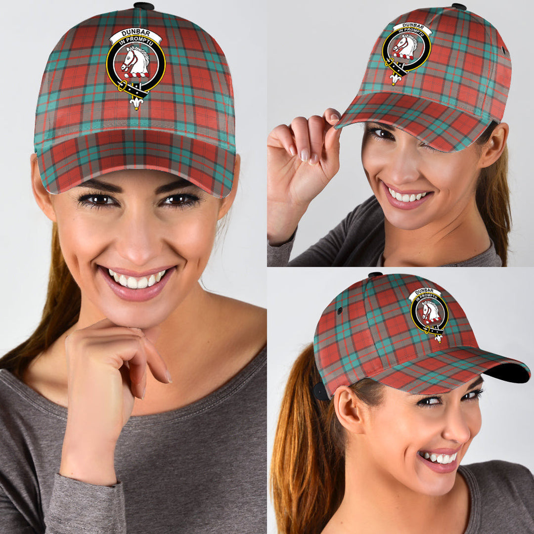 Dunbar Ancient Tartan Baseball Cap, Tartan Plaid Cap with Family Crest K23 Trucker Hats Custom Hats Gifts For Men & Women