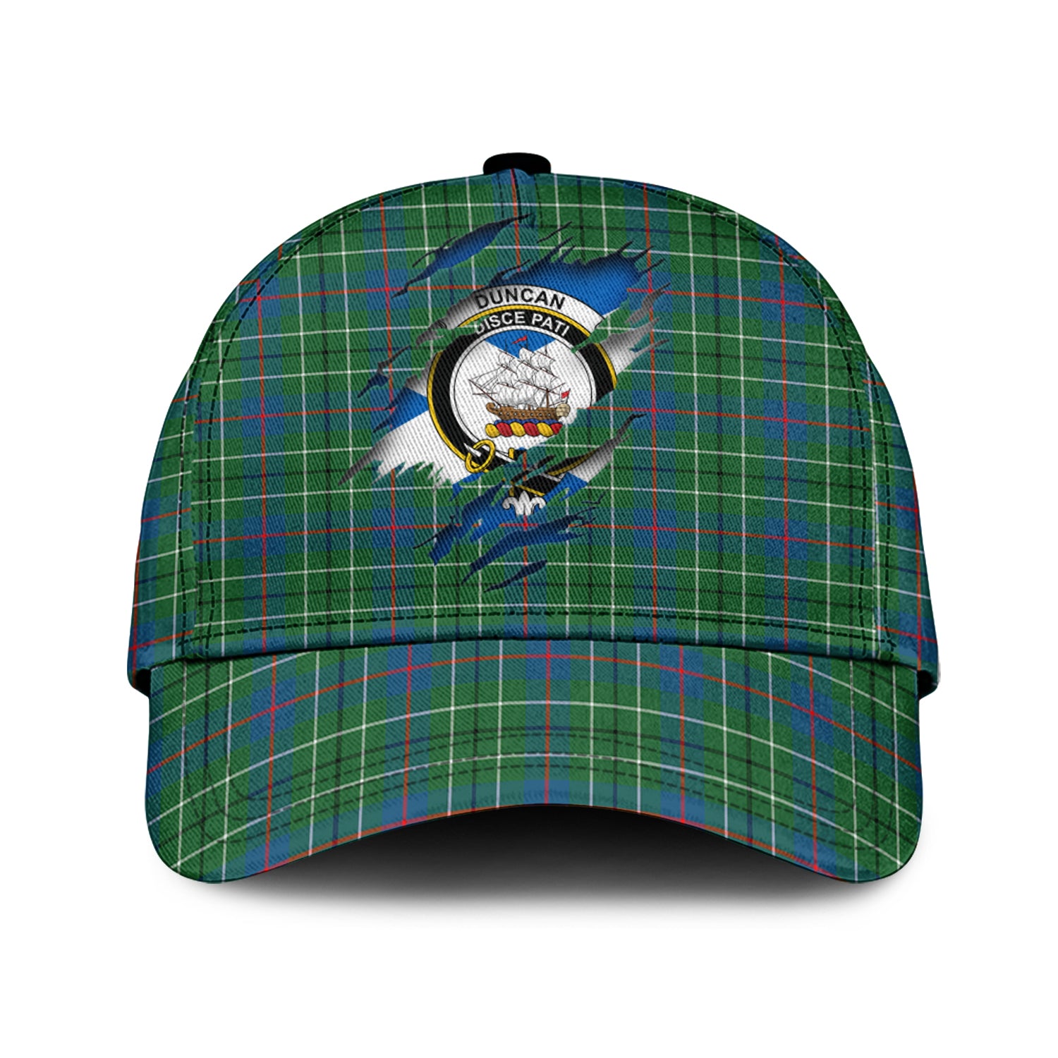 Duncan Ancient Tartan Plaid Cap, Family Crest In Me Style Tartan Baseball Cap TS23 Trucker Hats Custom Hats Gifts For Men & Women