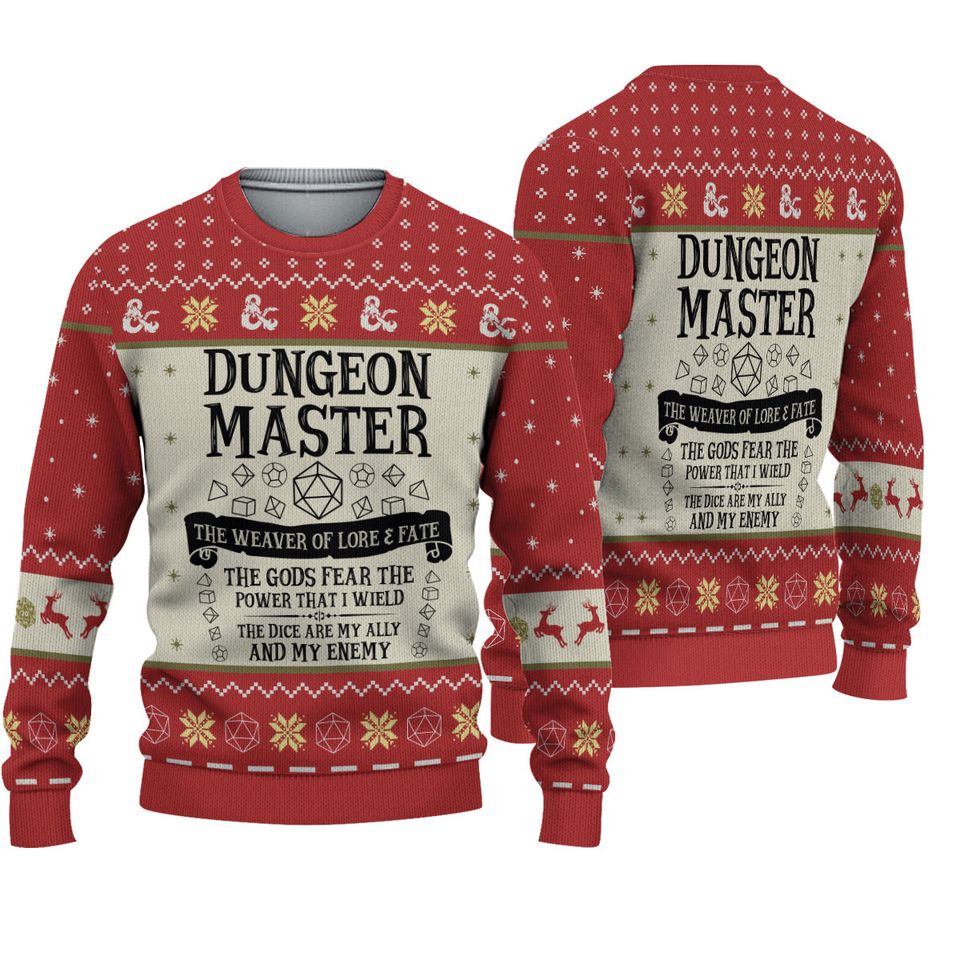 Dungeon Master Ugly Sweater