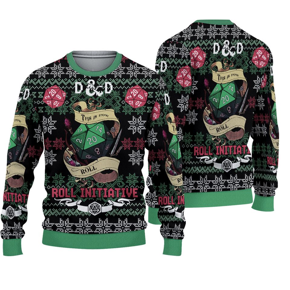 Dungeon This Is How I Roll Ugly Christmas Sweater