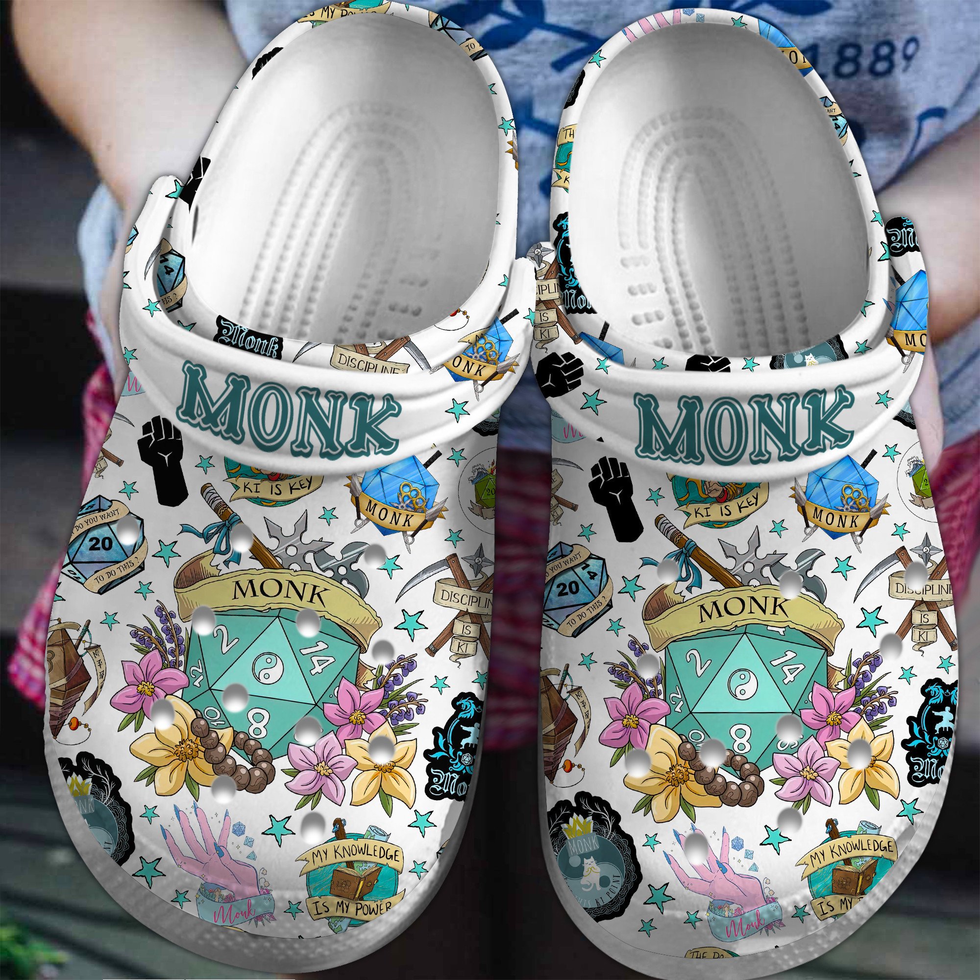 Dungeons And Dragons Game Crocs Crocband Clogs Shoes Comfortable For Men Women and Kids