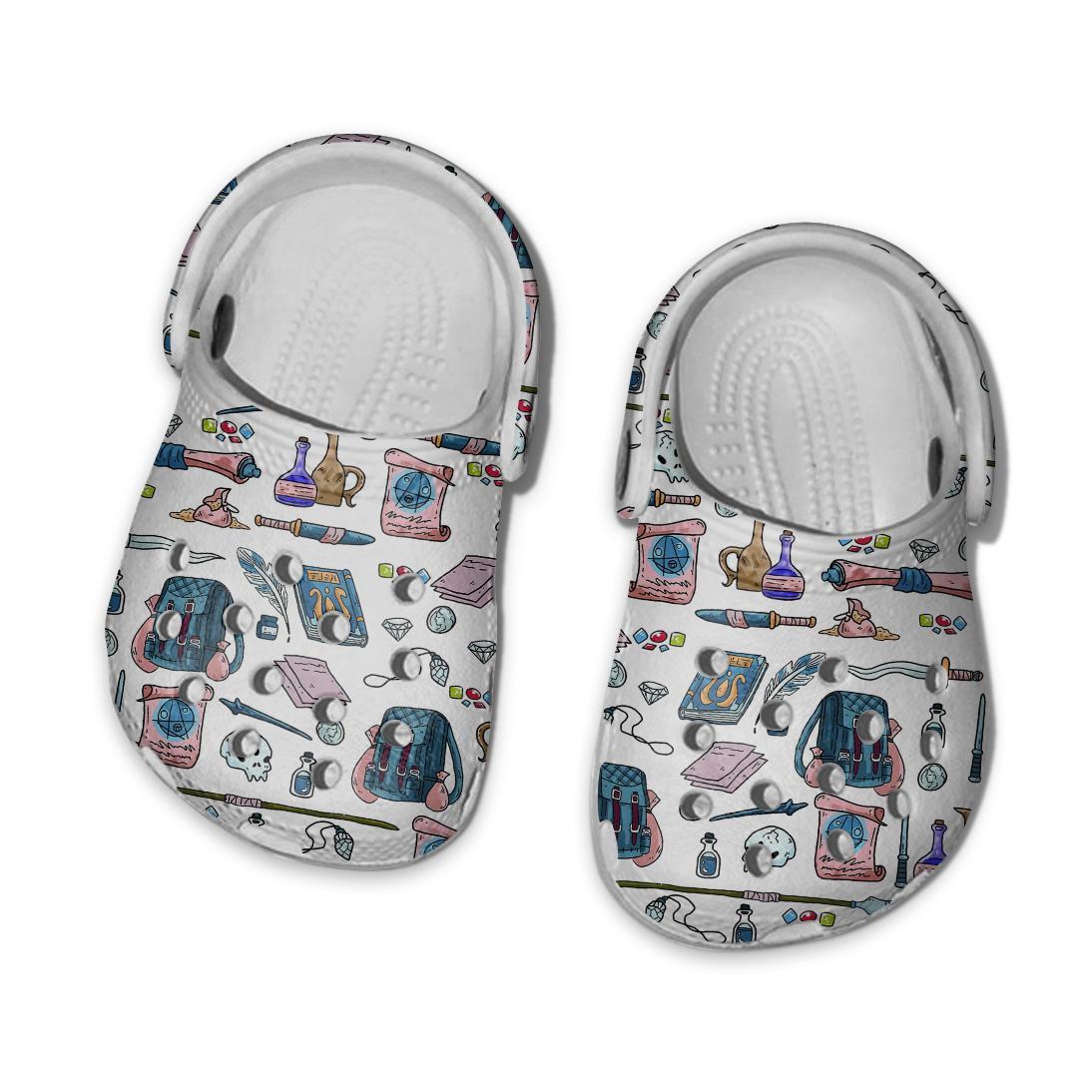 Dungeons and Dragons Game Crocs Crocband Clogs Shoes Comfortable For Men Women and Kids - Image 7