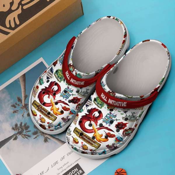Dungeons And Dragons Game Crocs Crocband Clogs Shoes Comfortable For Men Women and Kids - Image 2