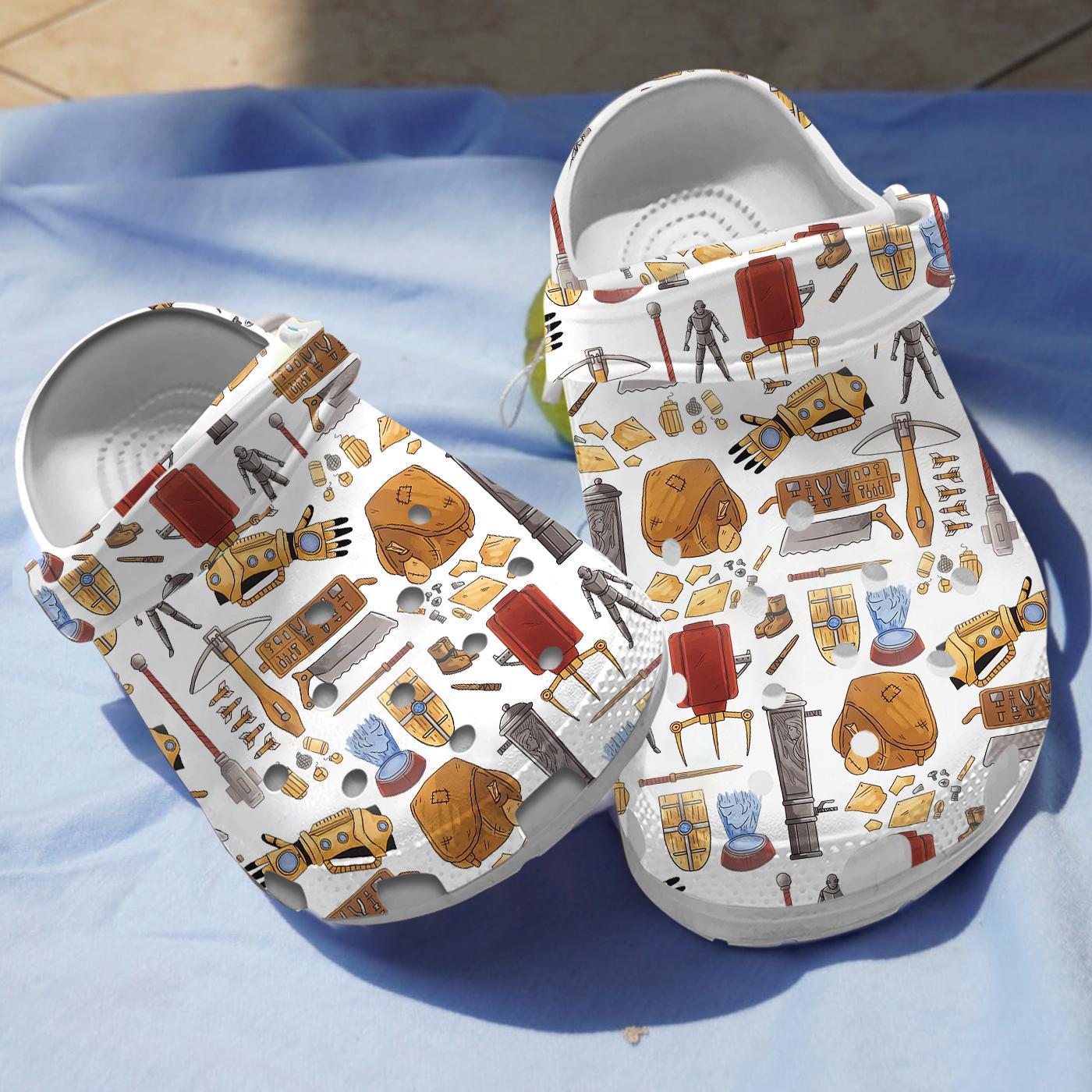 Dungeons and Dragons Game Crocs Crocband Clogs Shoes Comfortable For Men Women and Kids