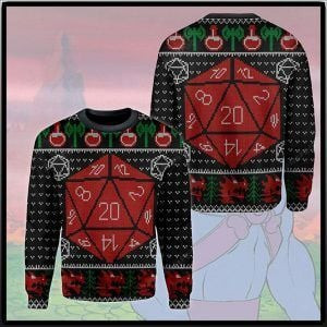 Dungeons And Dragons Ugly Christmas Sweater Adult 3D Funny Matching for family