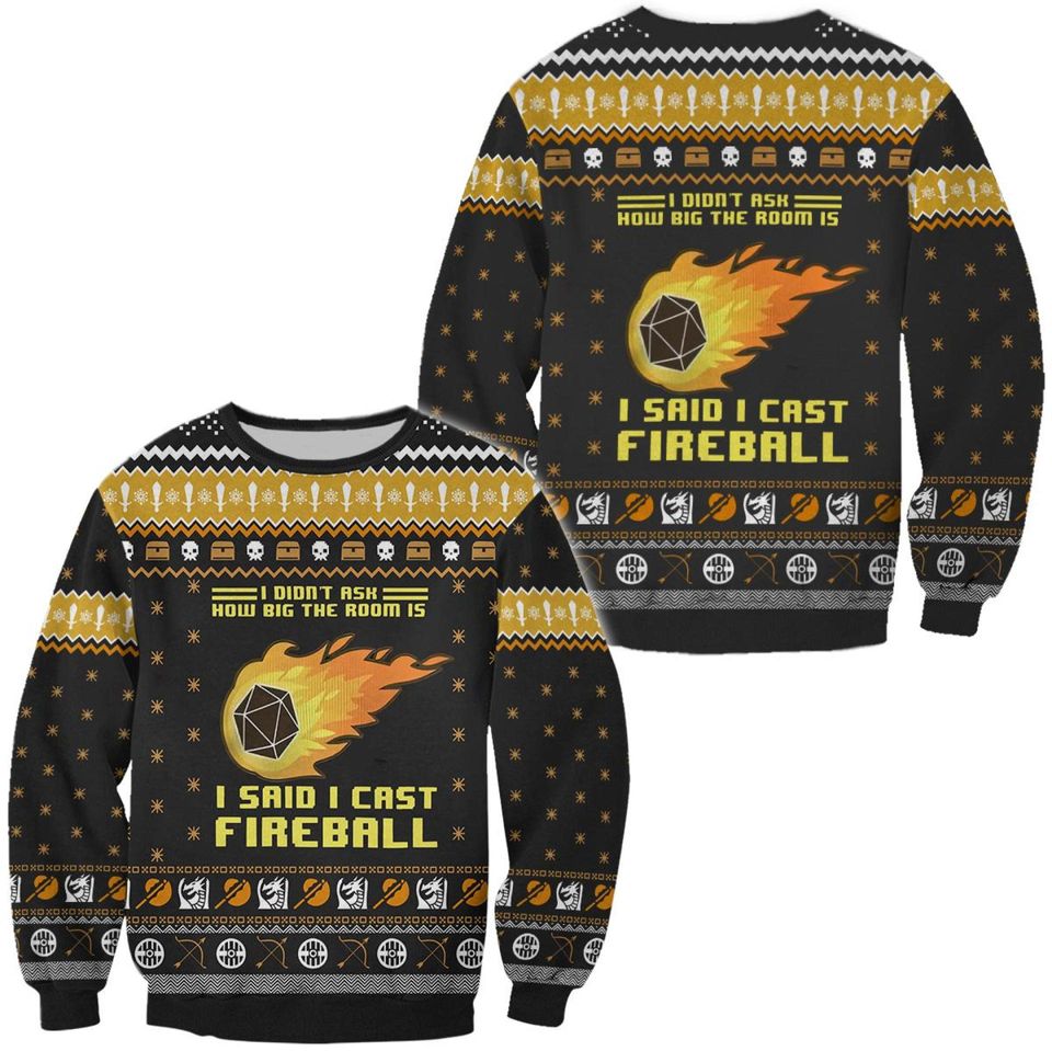 Dungeons And Dragons Ugly Sweater